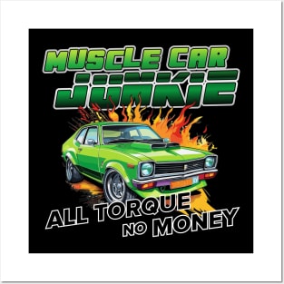 Aussie Muscle Car Junkie Posters and Art